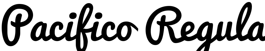 Pacifico Regular Font Download Free